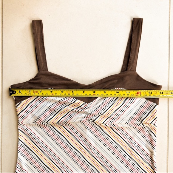 Retro Camisole Top in Zig Zag Dot Print - Picture 12 of 14